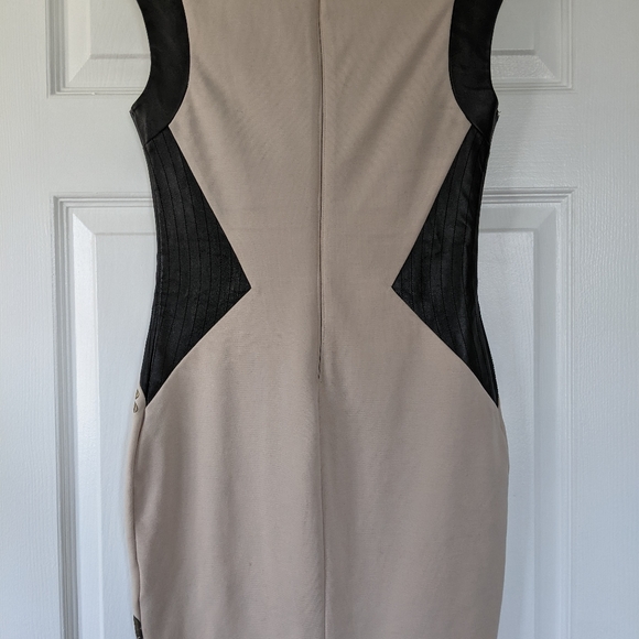 Gently used Lipsy mini dress with gold baroque design and US Size 6 UK size 10. - Picture 3 of 3